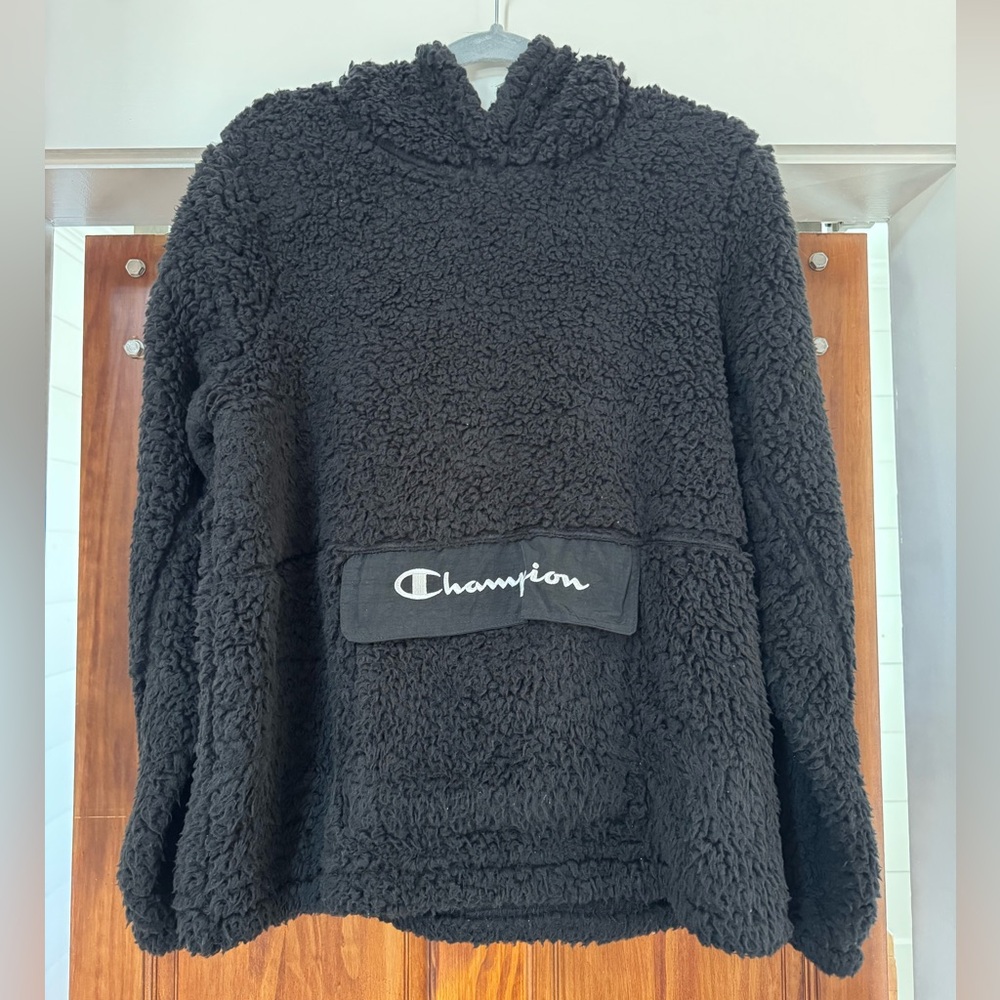 Champion Black Sherpa Jacket